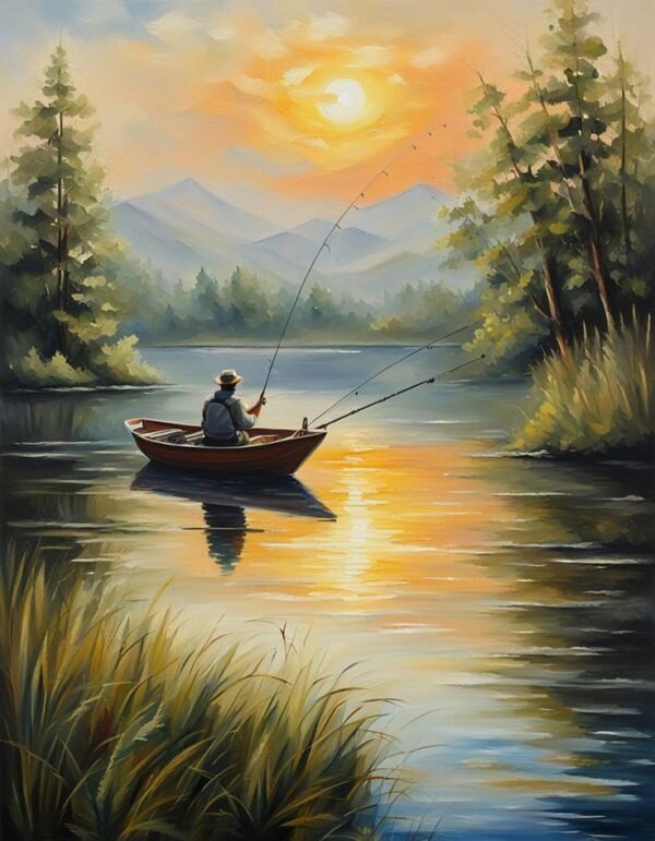 Early Morning Fishing Serenity - Image 4