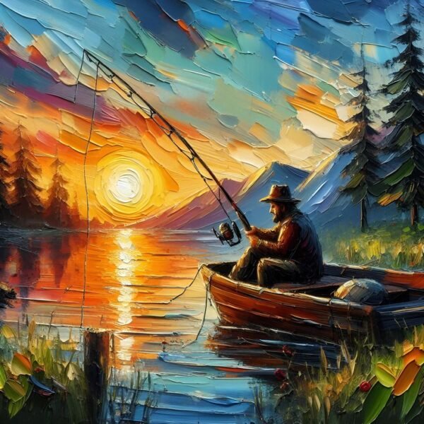 Early Morning Fishing Serenity